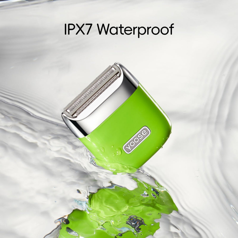 yoose used in shower demonstrating IPX7 waterproofing for wet routines