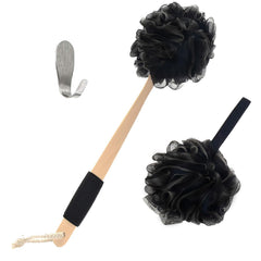 Yoove front packaging showing back scrubber set and benefits