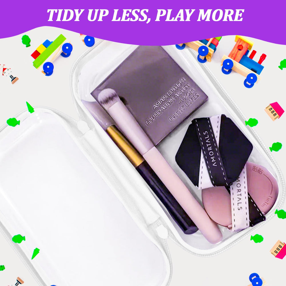 YOQIVEXU on vanity organizing cosmetics for tidy, visible storage