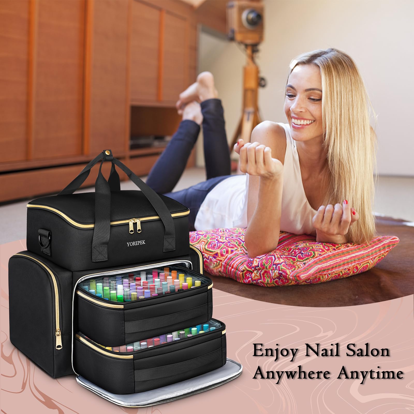 YOREPEK in salon setting demonstrating professional portability