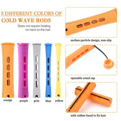 YOROSTAR five color rod size comparison to choose curl diameter for styling control