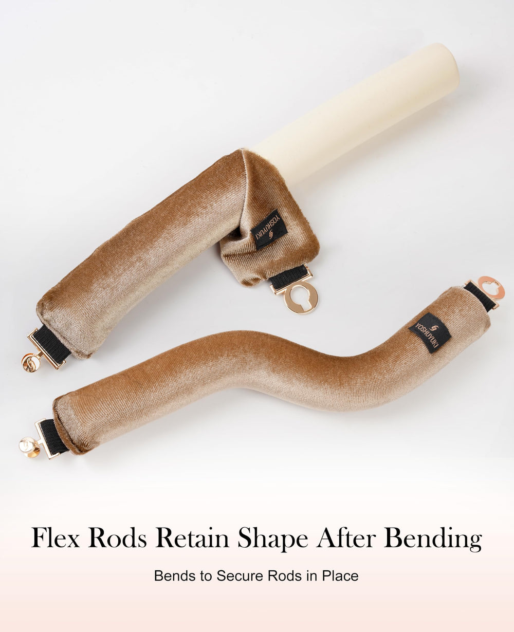YOSHUYUKI demonstration of wrapping hair around a rod for even curl formation