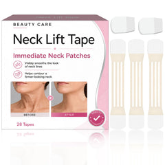 Young Living front packaging showing discreet neck lifting strips benefit