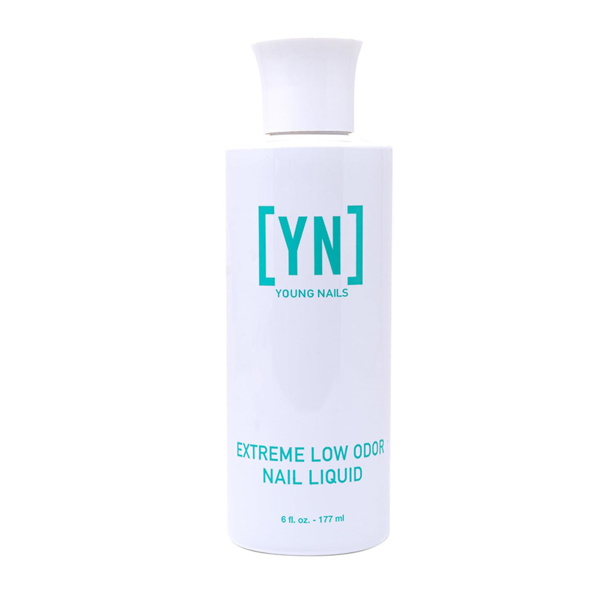 Young Nails front bottle image showing label and volume, clear branding and professional packaging
