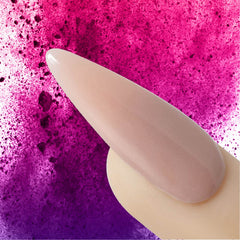 Young Nails Rosebud powder close-up showing smooth particles for predictable handling