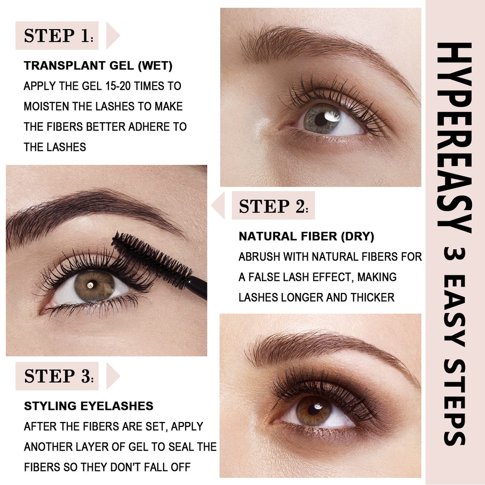youngfocus before and after lashes comparison showing dramatic length