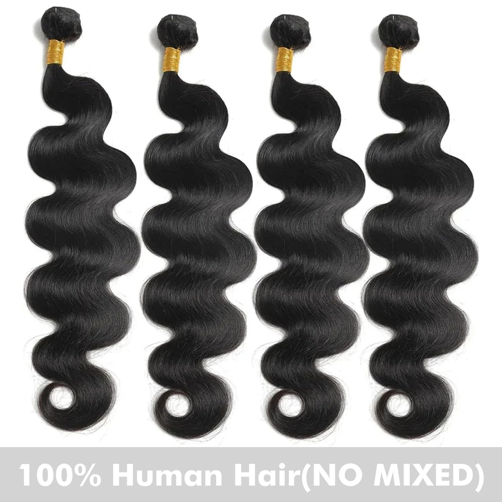 Youngirl close-up of body wave texture highlighting soft natural bounce