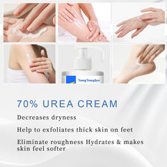 YOUNGYOUNGLOVE cream texture close-up highlighting smooth absorption