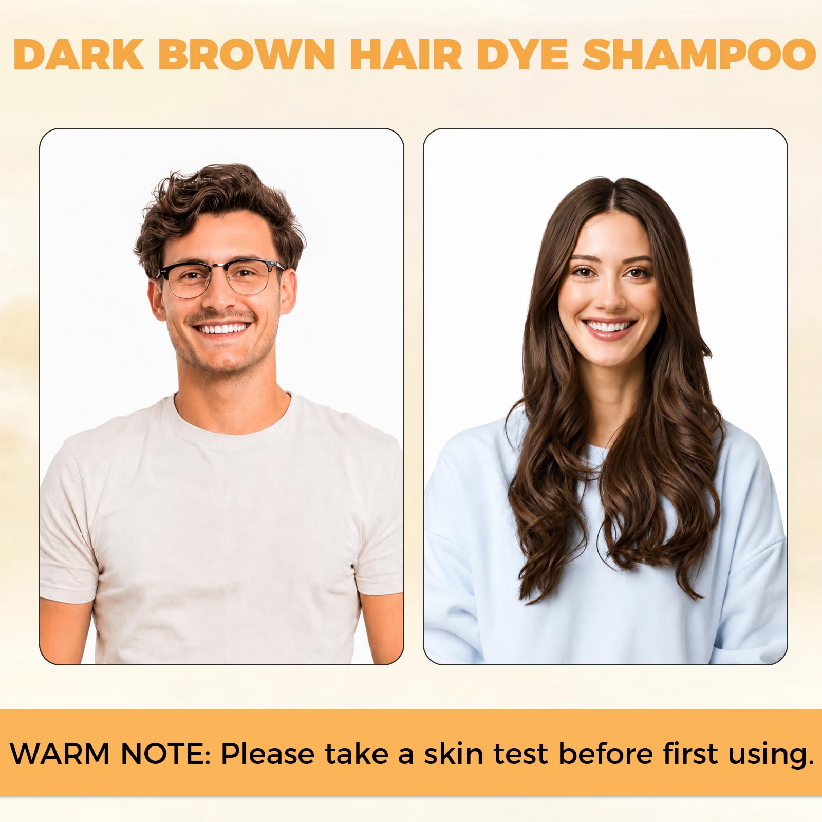 YOURTONE being applied to dry hair demonstrating quick at-home gray coverage in minutes