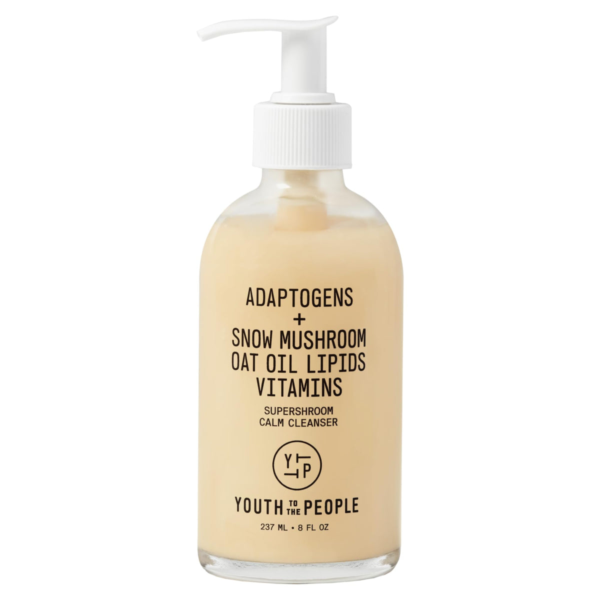 Youth To The People front bottle view showing gentle cleanser and calming benefits