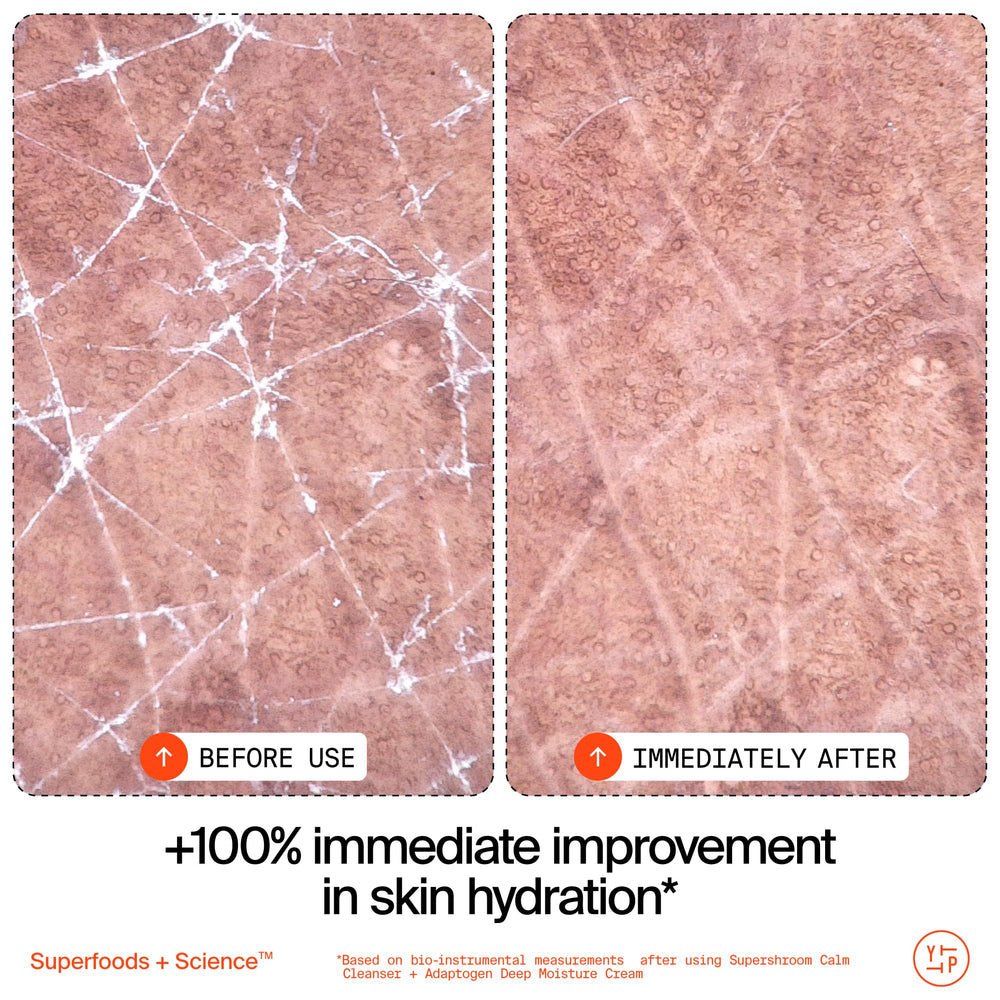 Youth To The People snow mushroom gel close-up illustrating surface hydration boost