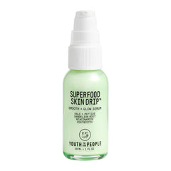Youth To The People front bottle showing serum packaging and brand benefits