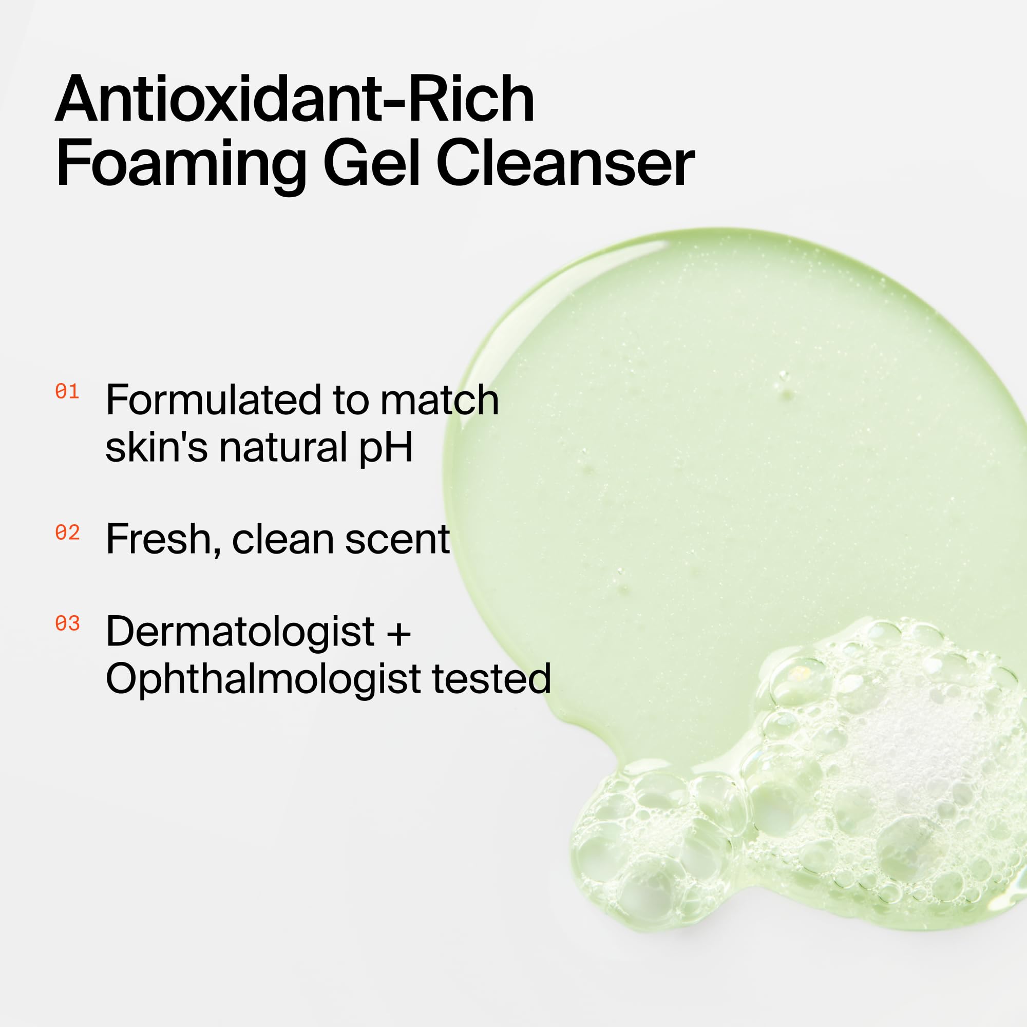 Youth To The People gel texture closeup showing rich formula and gentle cleansing benefit