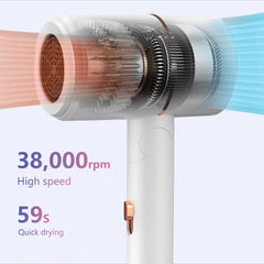 YOZTRS diffuser attachment close-up preserving curls and reducing frizz