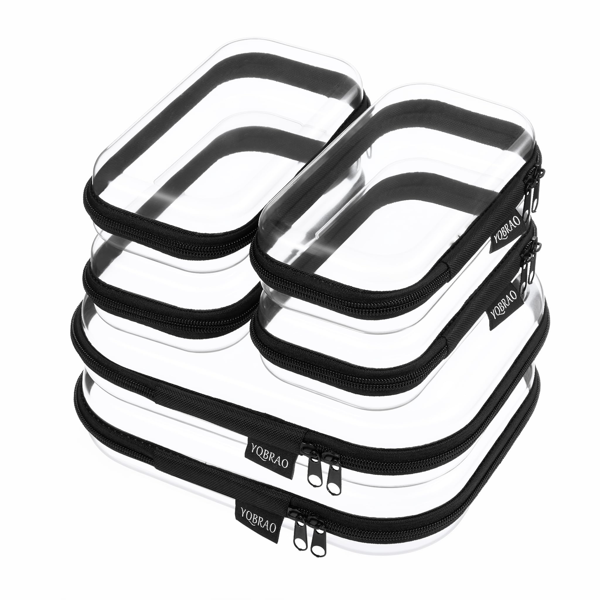 YQBRAO front packaging showing clear cases and organized benefit