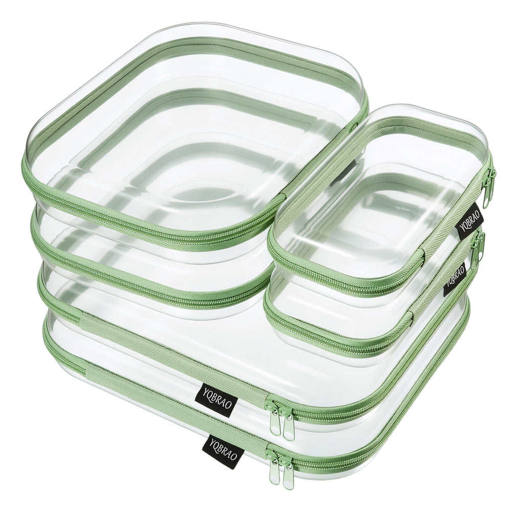 YQBRAO clear green front packaging showing six organized pouches benefit fast identification