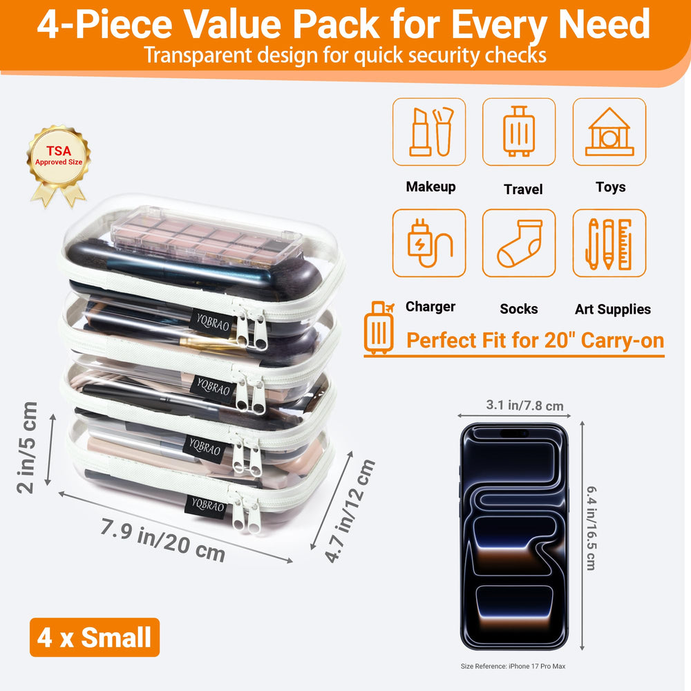 YQBRAO pouch in use organizing chargers and cables to prevent tangles