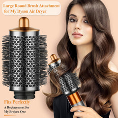 YTCHYYSK in use on long hair creating fluffy roots and salon-style body