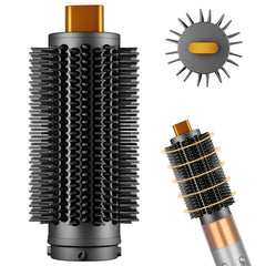 YTCHYYSK round brush front view showing smooth styling and improved volume