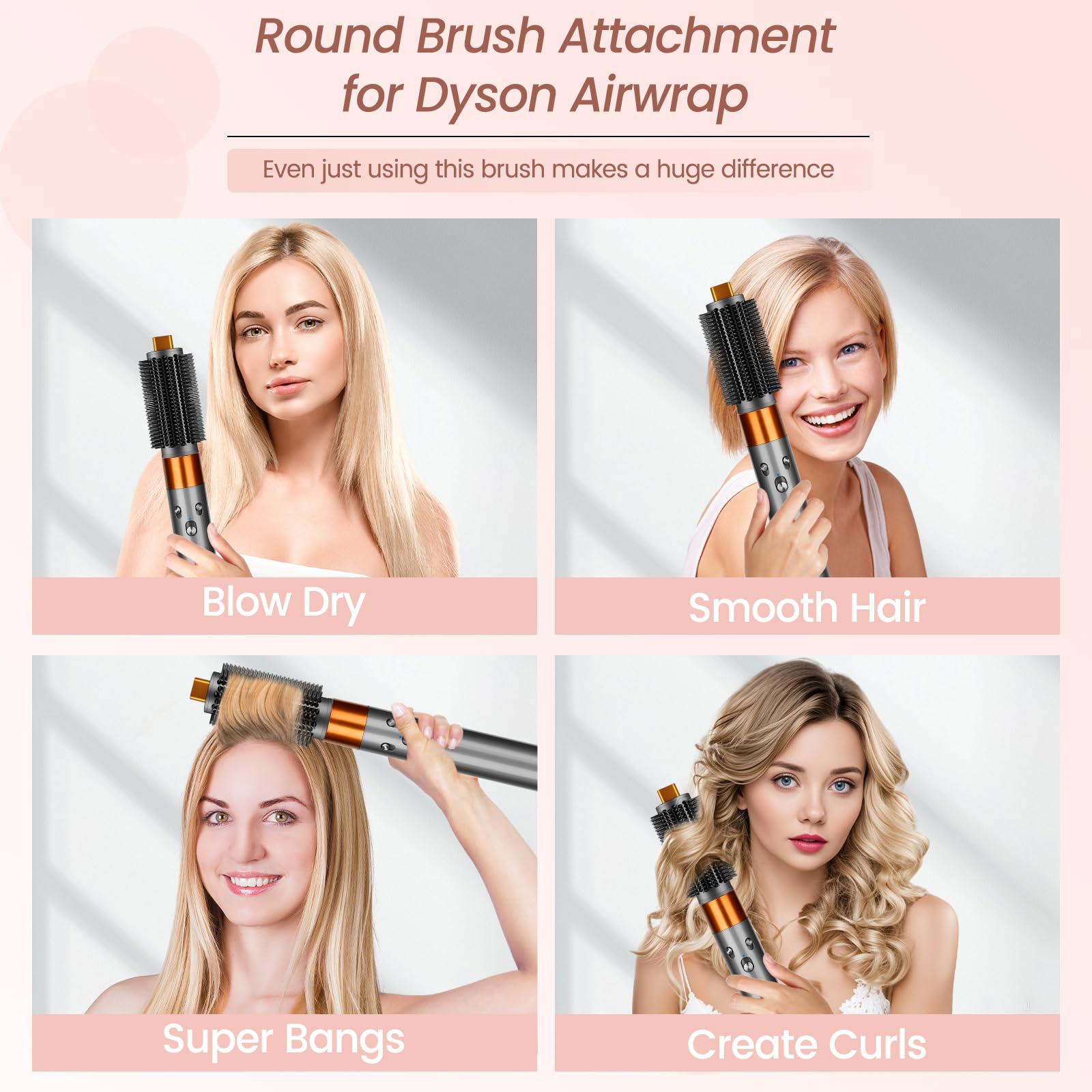 YTCHYYSK brush styling hair to create lift and natural-looking volume