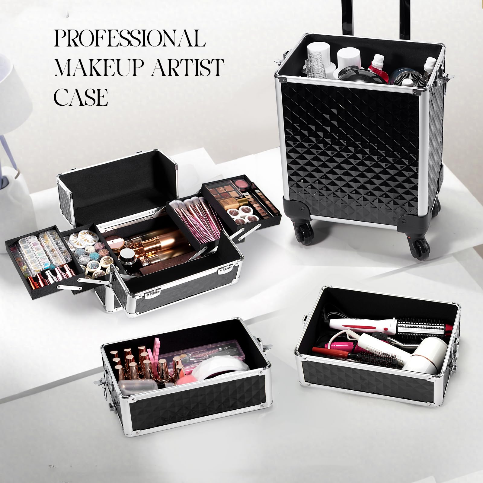 Yueieoun foam inserts close-up securing palettes and preventing breakage