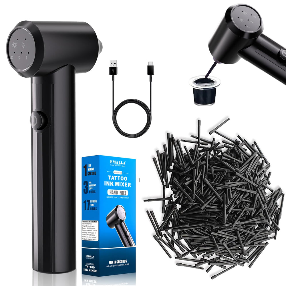 Yuelong front view of mixer handset showing compact cordless design and quick prep benefit