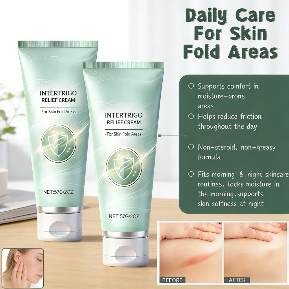 YUEOL applied under-breast to show targeted protection and friction relief