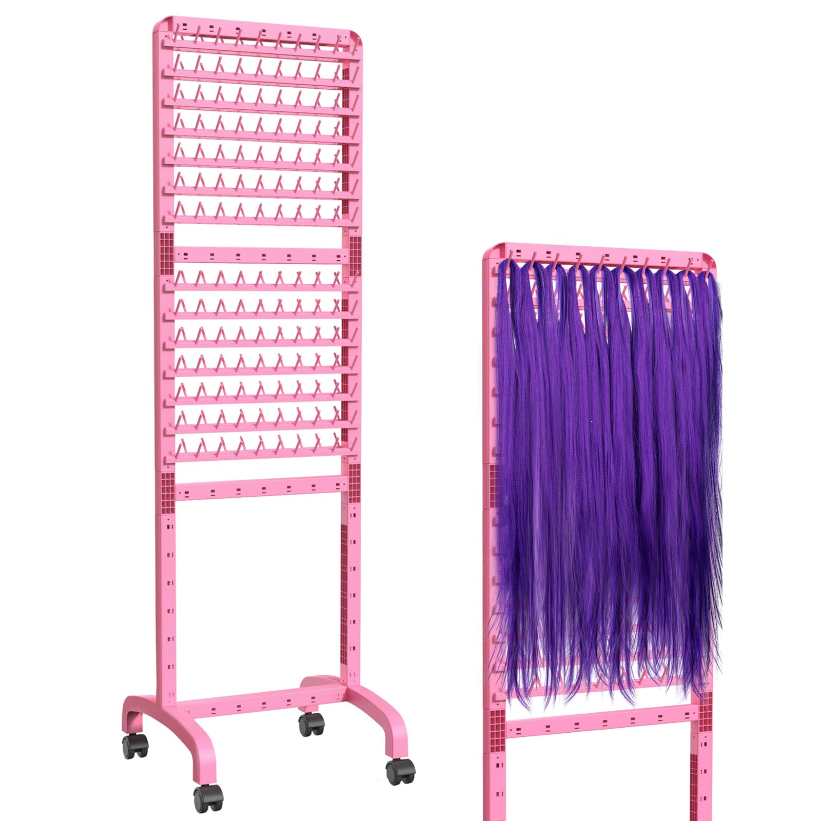 Yumkfoi front view showing 280 pegs and quick selection benefit