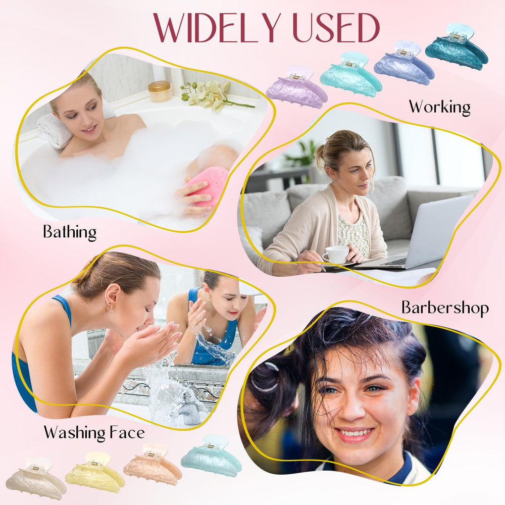 Yuxung clip holding a twisted updo demonstrating reliable all-day hold