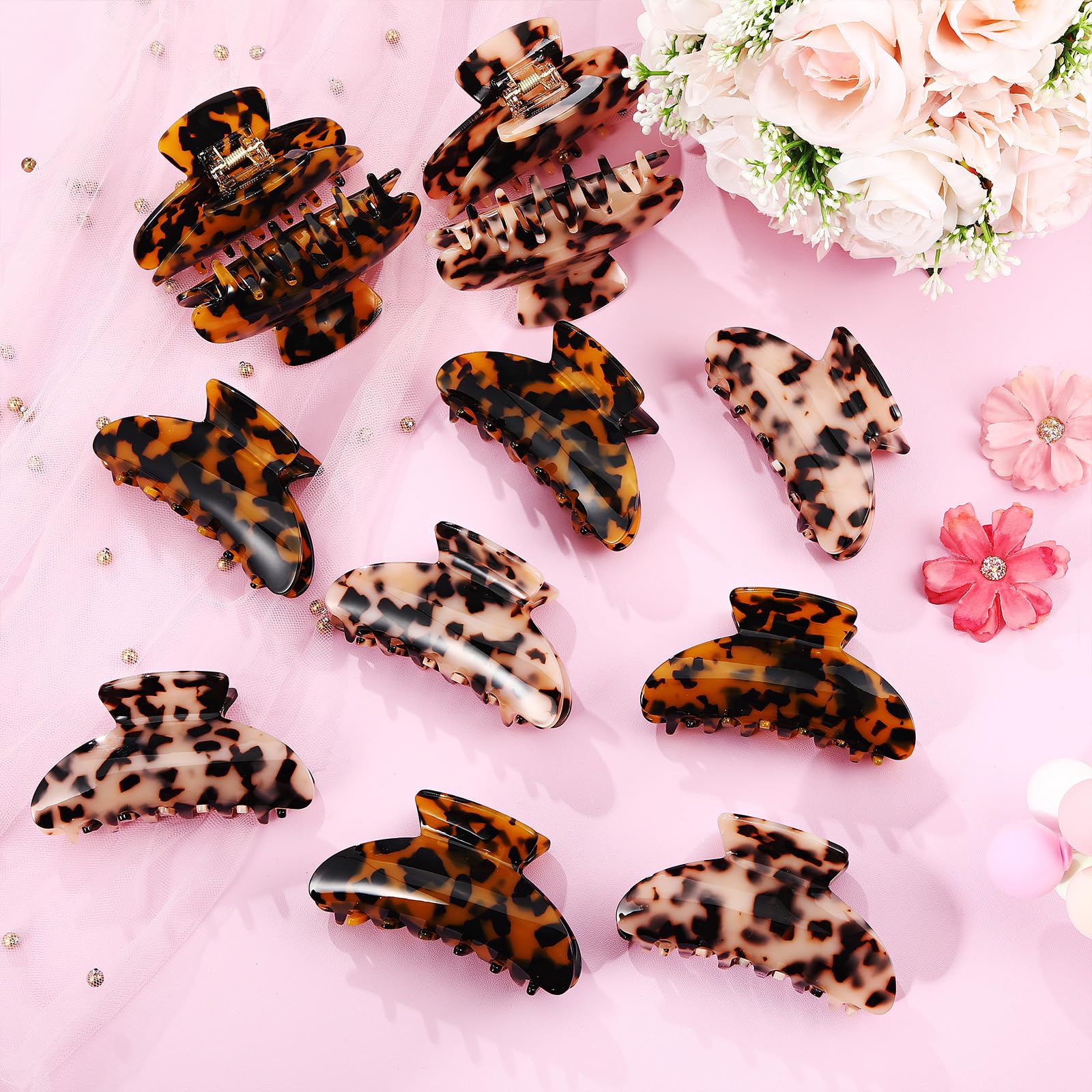 Yuxung clips arranged on a dresser showing matching set ideal for gifting