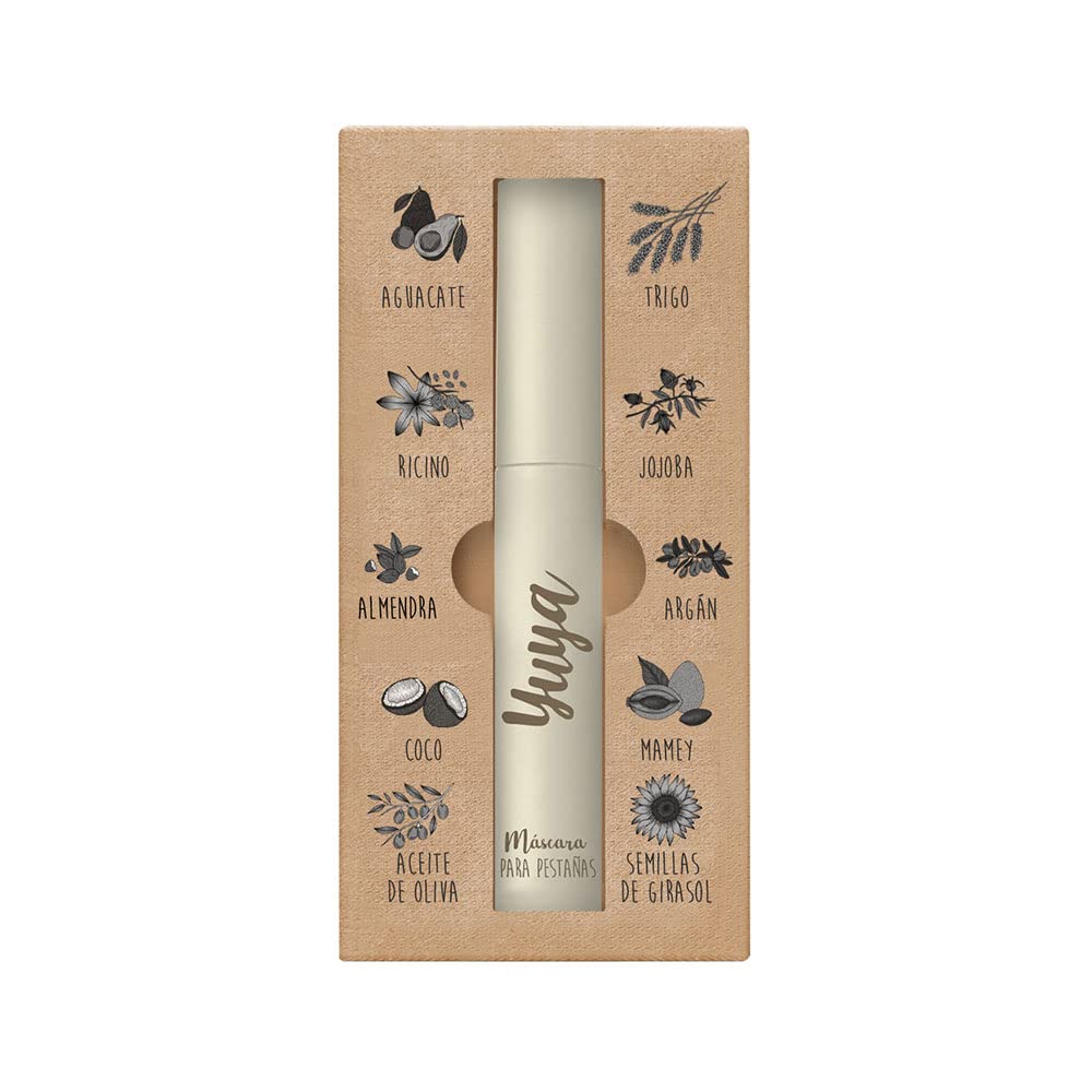 YuYa mascara texture swipe highlighting smooth, buildable finish benefit