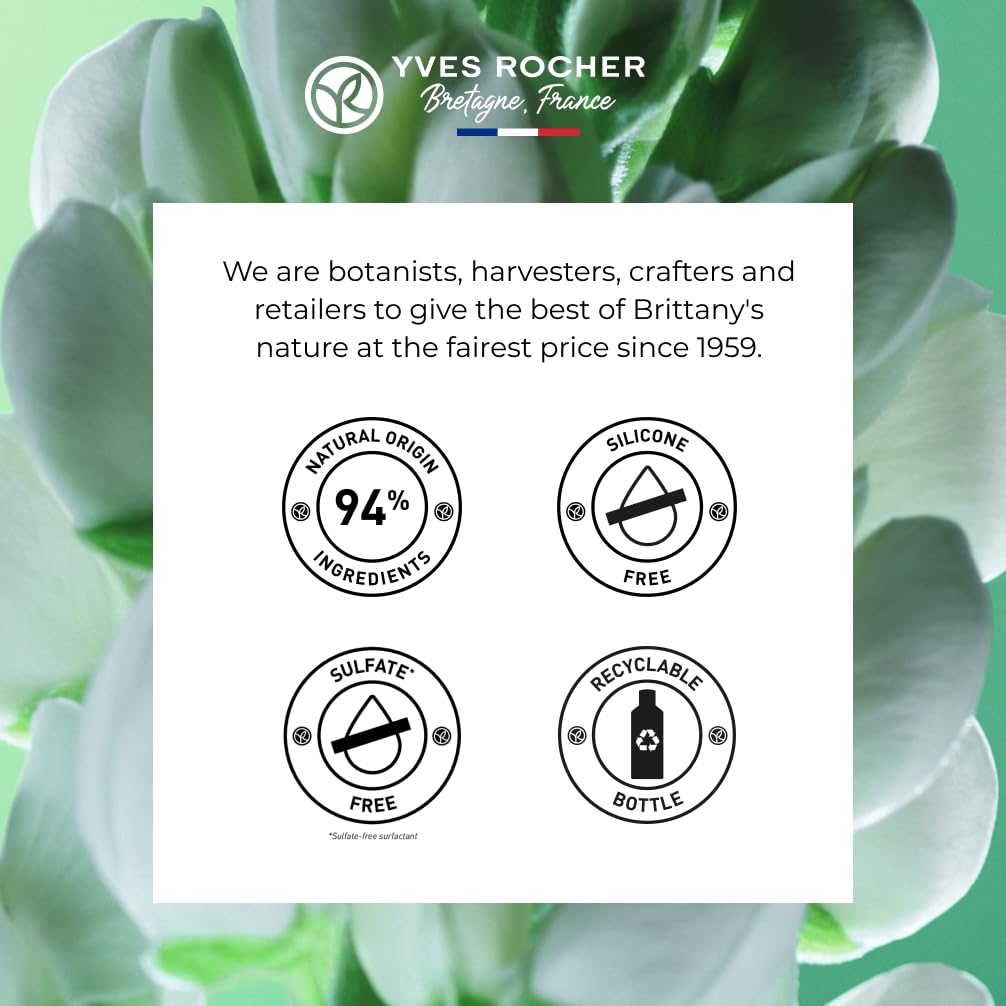White lupin botanical ingredient image with Yves Rocher for strengthening roots