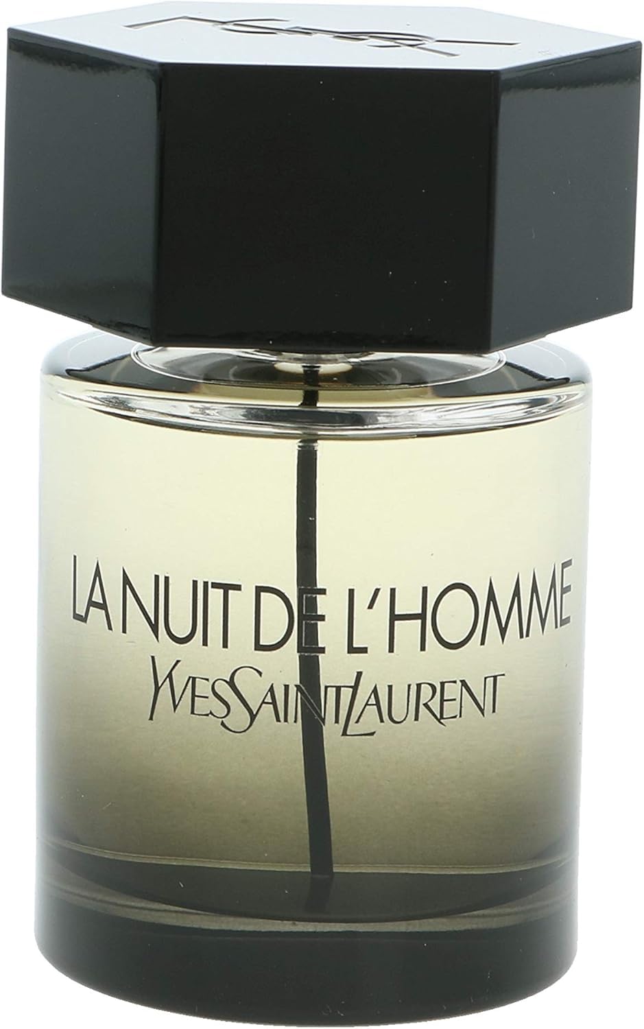 Yves Saint Laurent close-up of label and cap highlighting premium detail