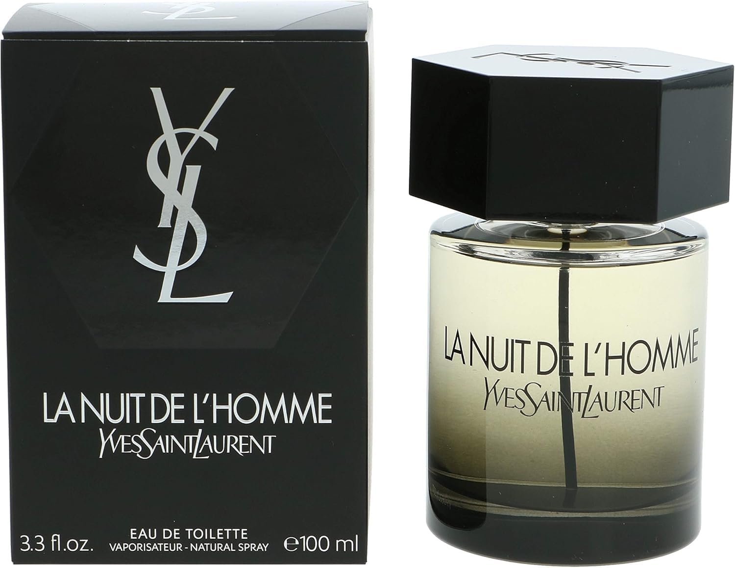 Yves Saint Laurent front bottle showing elegant evening-ready design