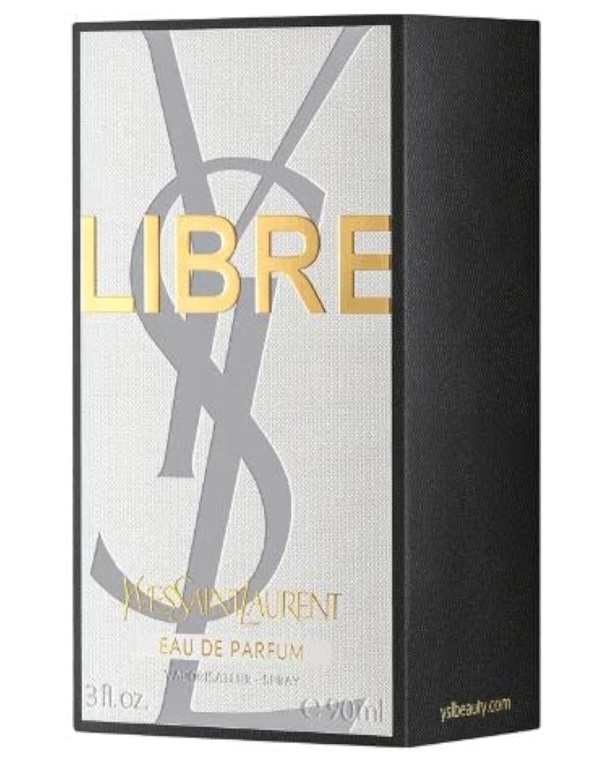 Yves Saint Laurent Libre bottle in hand conveying 3 oz scale and portability