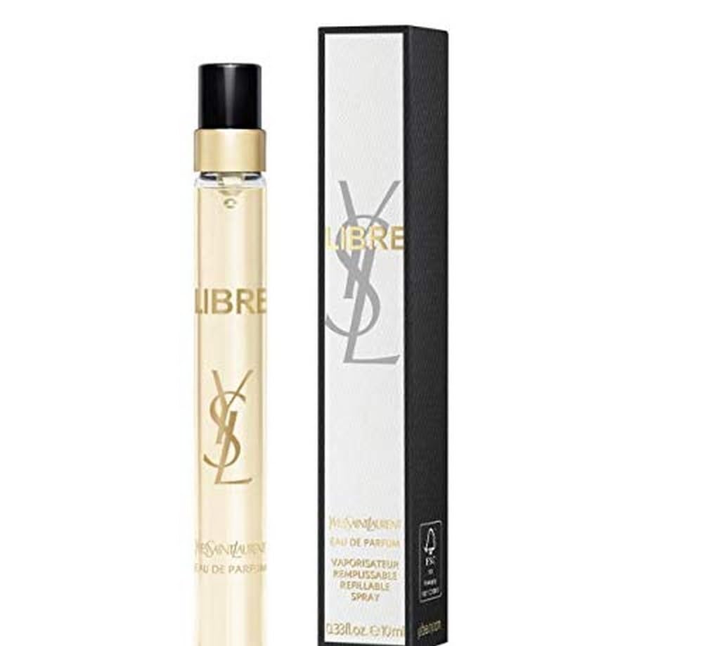 Yves Saint Laurent Libre front packaging showing bottle and label, convenient for travel