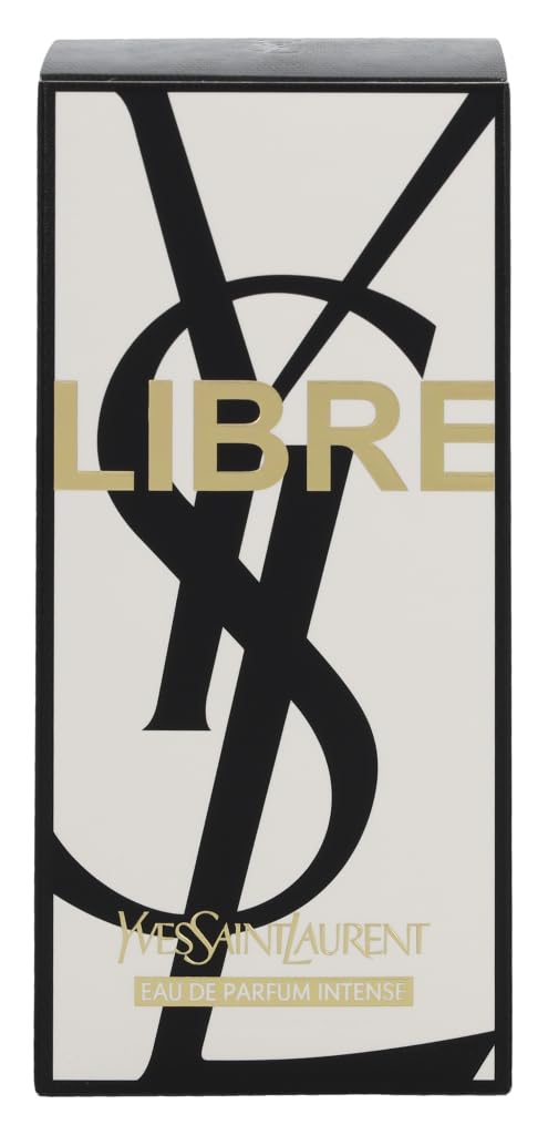 Yves Saint Laurent Libre Intense close-up of glass texture emphasizing premium finish