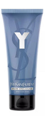 Yves Saint Laurent after shave balm tube front view shows packaging and moisturizing benefit