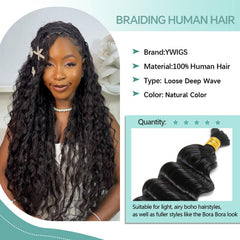 YWIGS bundle tips showing hair ends and soft finish for natural braid results