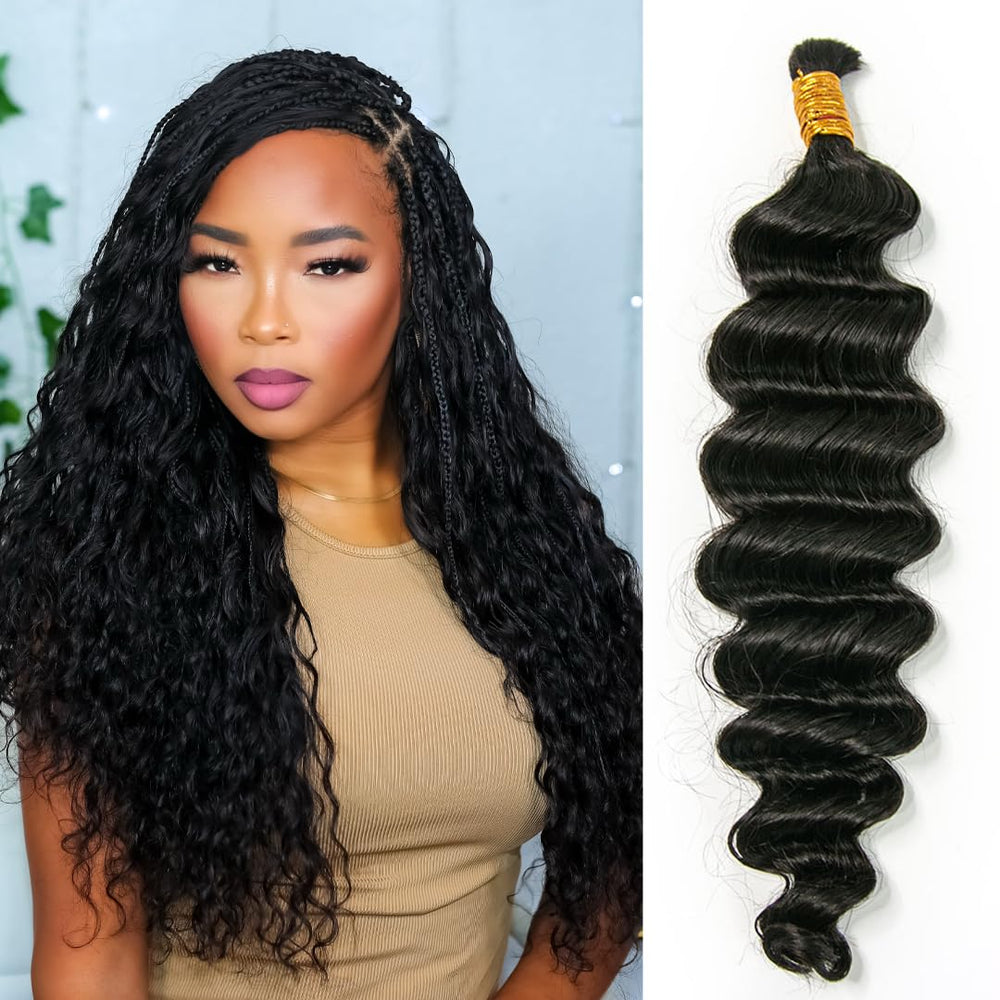 YWIGS deep wave front packaging showing bundle and natural texture benefit