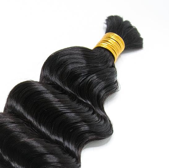 YWIGS packaging label highlighting 100% human hair and reusable benefit