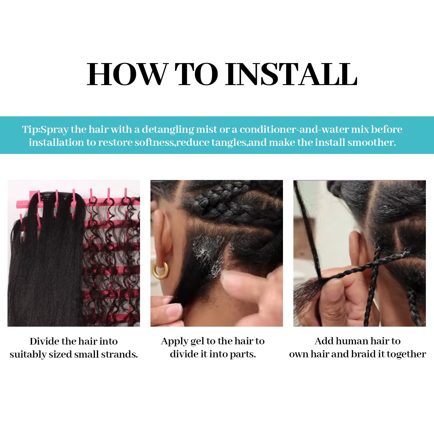 YWIGS bundle beside ruler scaled to 20 inches showing true length for coverage
