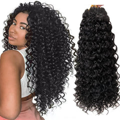 YXCHERISHAIR front packaging showing 18-inch GoGo curl and full volume