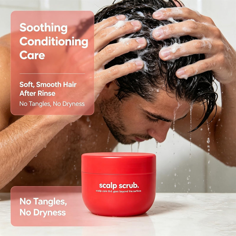 YYONPQ Bekynd applied to scalp being massaged for refreshed, balanced scalp benefit