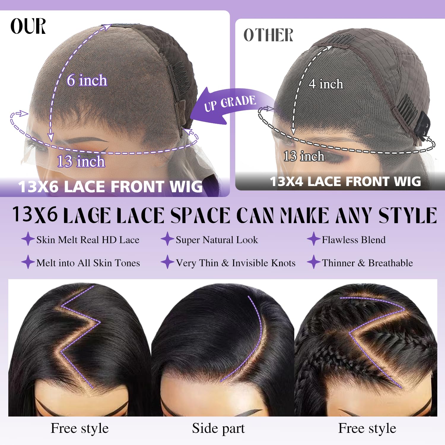 Zalvian wig cap interior with adjustable straps for secure fit benefit