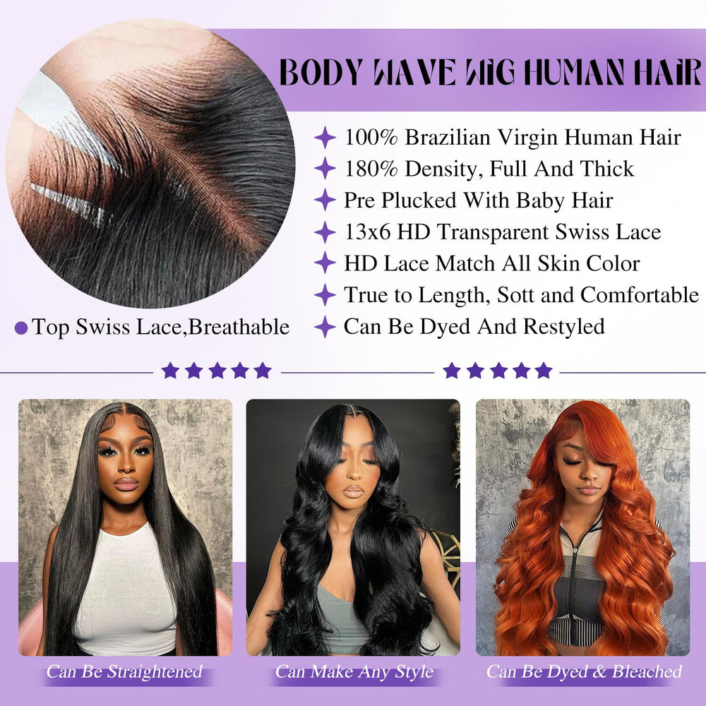 Zalvian side profile of body wave showing natural movement and shine