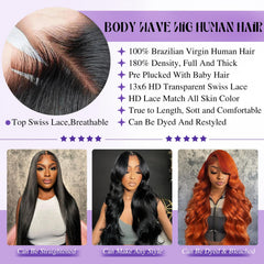 Zalvian side profile of body wave showing natural movement and shine