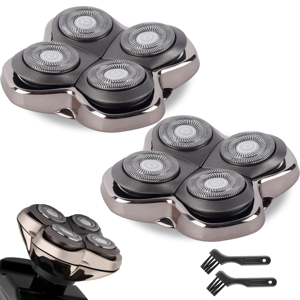 ZAMQIU front packaging showing two replacement heads and secure fit benefit