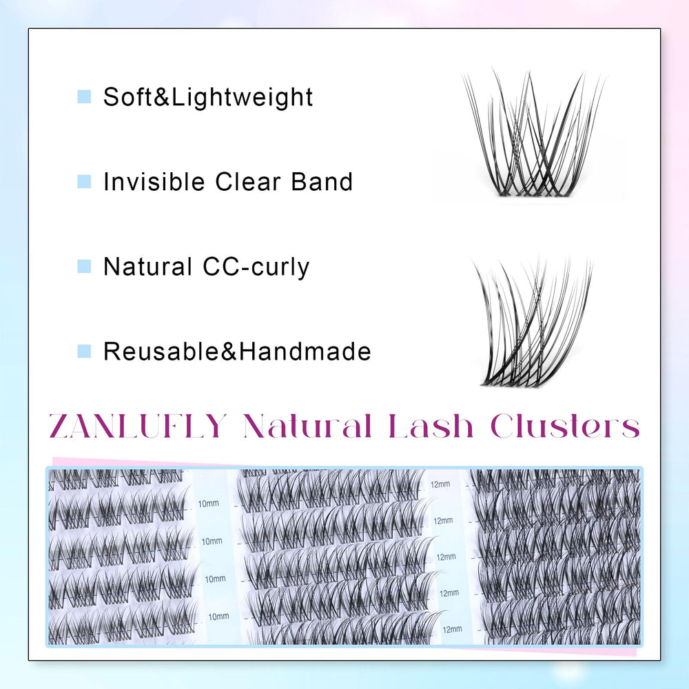 zanlufly tray with 180 wispy clusters for easy selection