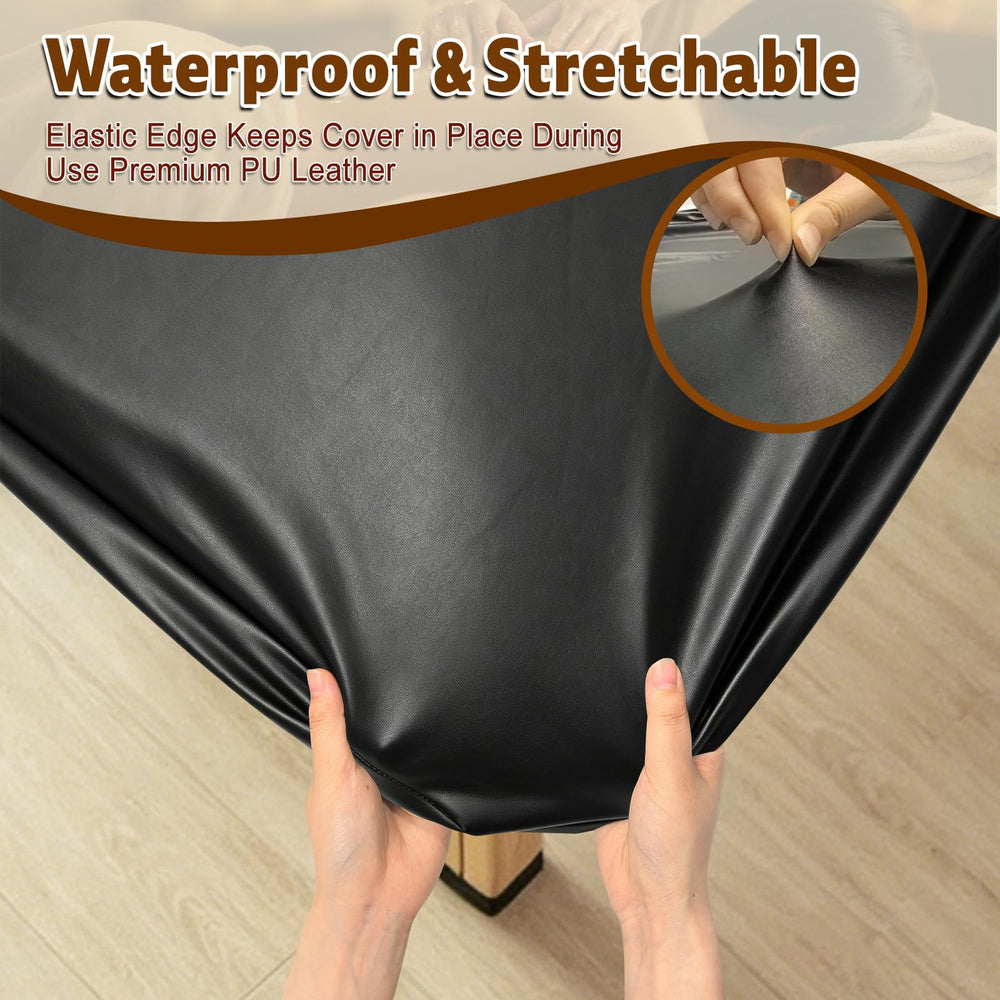 ZAPPUP cover on massage table in studio showing neat professional look